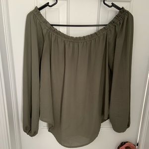 Off the shoulders top
